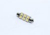 Лампа LED софитная C5W 24V T11x41-S8.5 (6 SMD size5050) WARM WHITE <> TEMPEST Tmp-16T11-24V (фото 1)