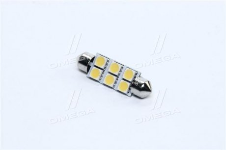 Лампа LED софитная C5W 24V T11x41-S8.5 (6 SMD size5050) WARM WHITE <> TEMPEST Tmp-16T11-24V (фото 1)