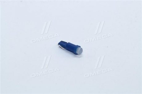 Лампа LED б/ц панель приборов, подсветки кнопок Т5-02 (1SMD) W2,0 х4,6d голубая 12V <> TEMPEST Tmp-28T5-12V (фото 1)