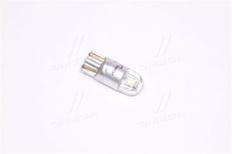 Лампа LED б/ц габарит,панель приборов, салон 12V T10 (W5W) w2.1x9.5d 2SMD N.P WHITE <> TEMPEST Tmp-L11203HW (фото 1)