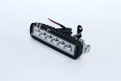 Фара LED додаткова 12 / 24V, 6 * 3W, 157 * 42 * 40mm <> TEMPEST TP-6340 (фото 1)