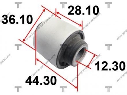 САЙЛЕНТБЛОК РЫЧАГА MITSUBISHI LANCER 93-96 TENACITY AAMMI1060 (фото 1)