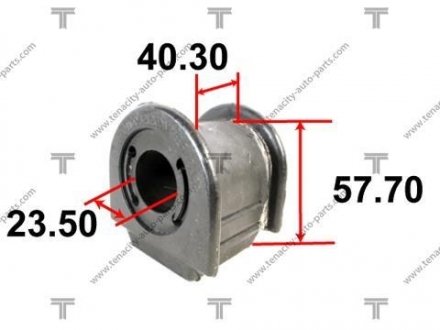 ВТУЛКА СТАБИЛИЗАТОРА TOYOTA CAMRY 2.0/2.5 86-90 TENACITY ASBTO1009 (фото 1)