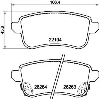 Колодки гальмівні (задние) Renault Captur/Zoe 20- (TRW) TEXTAR 2210401 (фото 1)