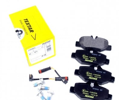 Колодки гальмівні (задні) MB Vito (W639) 03- (Bosch) Q+ (з датчиками) TEXTAR 2400801 (фото 1)