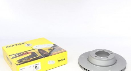 Диск гальмівний (задній) Porsche Panamera 09- (R) (330x28) PRO+ (з прорезом) (легированный) TEXTAR 92220707 (фото 1)