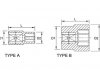 Головка торцева 3 / 8 "21мм Toptul BAEA1221 (фото 3)