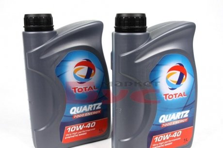 Олива 10W40 Quartz 7000 Energy (1л) (MB229.1/VW505.00) (201535/167637) TOTAL 214112 (фото 1)