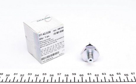 Датчик тиску оливи VW LT/T3/T4/Caddy (1,2-1,6 bar) (черный) TRUCKTEC 07.42.038 (фото 1)