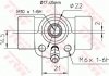 Цилиндр торм. раб. SEAT IBIZA задн. (пр-во) TRW BWC107 (фото 2)