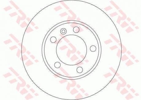 Диск тормозной RENAULT MASTER передн., вент. (пр-во) TRW DF4249S (фото 1)