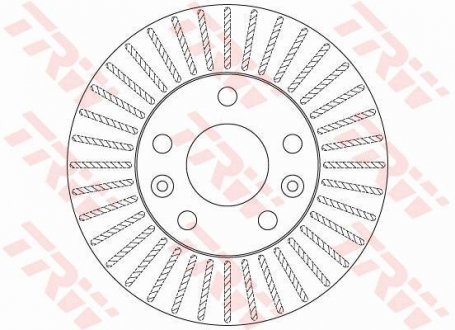 Тормозной диск TRW DF6200 (фото 1)