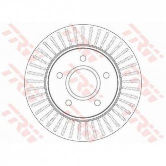 Гальмівний диск TRW DF6253S (фото 1)