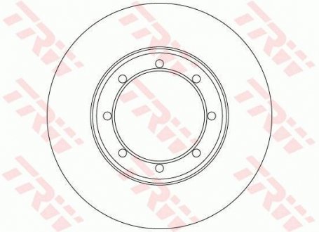 Гальмівний диск TRW DF6372 (фото 1)