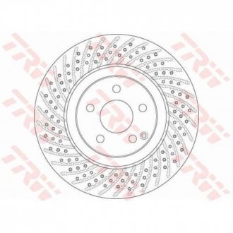 Диск гальмівний TRW DF6433S (фото 1)