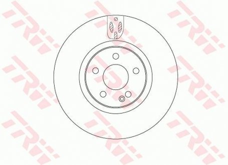 Гальмівний диск TRW DF6744S (фото 1)