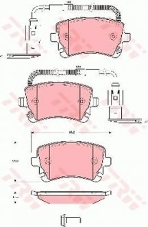 Гальмівні колодки TRW GDB1508 (фото 1)