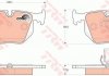 Колодка гальм. диск. BMW 3 (E46) задн. (вир-во) TRW GDB1530 (фото 1)