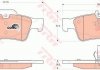 Колодка гальм. диск. MB C-CLASS (W203, S203), CLS (C219), E-CLASS задн. (вир-во) TRW GDB1546 (фото 1)