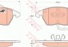 Колодка гальм. диск. AUDI A3, SEAT, SKODA, VW передн. (вир-во) TRW GDB1550 (фото 1)
