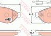 Колодка гальм. диск. CITROEN/PEUGEOT JUMPER/BOXER передн. (вир-во) TRW GDB1681 (фото 1)