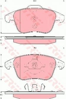 Гальмівні колодки TRW GDB1691 (фото 1)