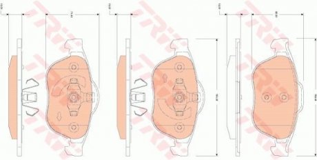 Гальмівні колодки TRW GDB1823 (фото 1)