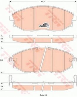 Тормозные колодки TRW GDB4179 (фото 1)