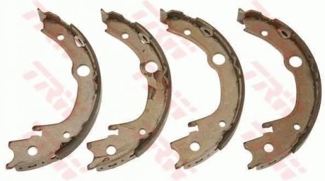 Гальмівна колодка TOYOTA AVENSIS, CALDINA, CAMRY, CELICA, COROLLA, COROLLA VERSO, OPA, PRIUS, VIOS / SOLUNA VIOS, YARIS, YARIS VERSO 1.0-2.5 10.86-12.09 TRW GS8723 (фото 1)