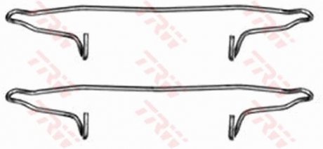 Колодка гальм. компл. монтажний VW T4, SKODA OCTAVIA передн. (вир-во) TRW PFK300 (фото 1)