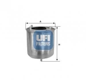 Фильтр топливный PSA 1.6 HDI 10- (пр-во) UFI 24.127.00 (фото 1)