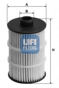 Фильтр масляный AUDI A6, A8 4.0 TFSI 12- (OE) (пр-во) UFI 25.090.00 (фото 1)