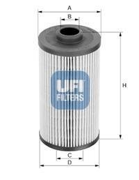 Масляний фільтр UFI 25.148.00 (фото 1)