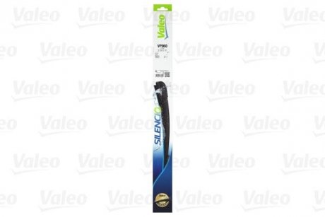 Щетки стеклоочистителя 600/450 мм SILENCIO FLAT BLADE SET (пр-во) Valeo 577960 (фото 1)