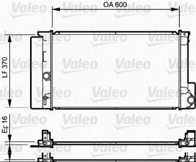 Радиатор Valeo 735250 (фото 1)