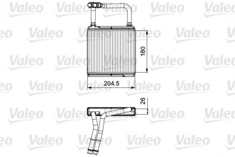 Радіатор пічки MB E-class (W211) 02-08 Valeo 811526 (фото 1)