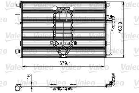 Радиатор кондиціонера Valeo 812502 (фото 1)