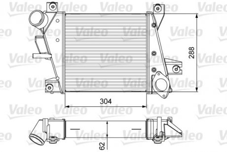 Радиатор наддуву Valeo 818360 (фото 1)