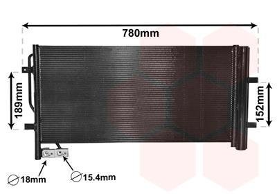 Радиатор кондиціонера Audi Q3 1.4/2.0 TDI 11- Van Wezel 03005382 (фото 1)