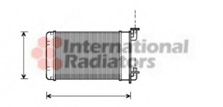Радіатор обігрівача BMW E30/Z1 88-316->325 Van Wezel 06006022 (фото 1)