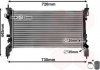 Радиатор охлаждения BIP/NEMO/FIORINO 1.3D -AC (пр-во) Van Wezel 17002385 (фото 1)