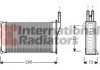 Радиатор отопителя ESCORT 5-6/SCORPIO/SIERRA(пр-во) Van Wezel 18006098 (фото 2)