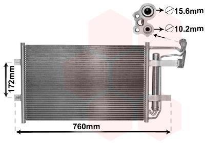 Радиатор кондиціонера Mazda 5 1.8-2.0 10- Van Wezel 27005252 (фото 1)