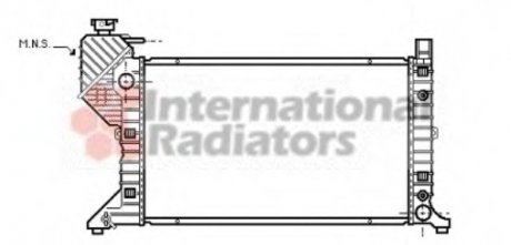 Радиатор охолодження MB Sprinter 2.9TDI (+АС, АКПП) Van Wezel 30002182 (фото 1)
