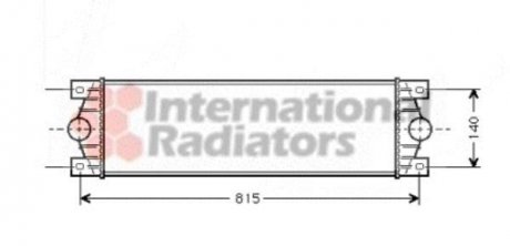 Радиатор інтеркулера Renault Master 2.8 dTi 98-01 Van Wezel 43004089 (фото 1)