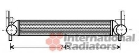 Интеркулер AUDI; SEAT; SKODA; Volkswagen (пр-во) Van Wezel 49004039 (фото 1)