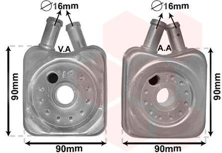 Радиатор масляный VARIOUS AUDI/VW/SEAT/FORD Van Wezel 58003106 (фото 1)