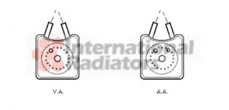 Радіатор масляний VARIOUS AUDI/FORD/SEAT Van Wezel 58003147 (фото 1)