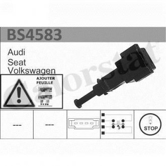 Датчик стоп-сигналу AUDI, SEAT, SKODA, VW (вир-во) Vernet BS4583 (фото 1)