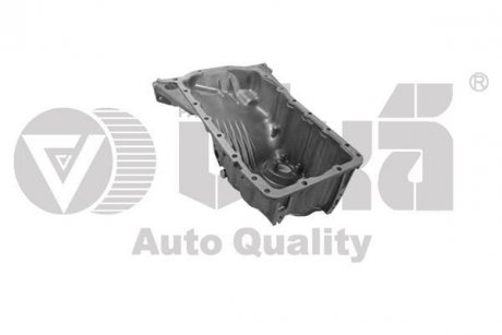Поддон масляный алюминиевый с отверстием Skoda Superb (02-08)/VW Passat (97-05)/Audi A4 (99-05),A6 (98-05) Vika 11030038001